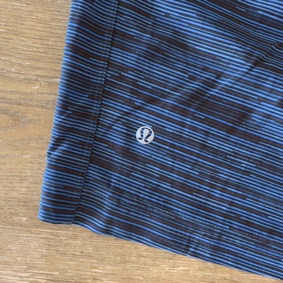 Lululemon T.H.E. (Train Hard Everyday) Lined Gym Short-9" Inseam-Blue Combo-Med - Picture 4 of 16